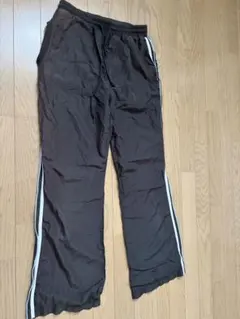 黒 サイドストライプ ジャージパンツ サイズ69-77