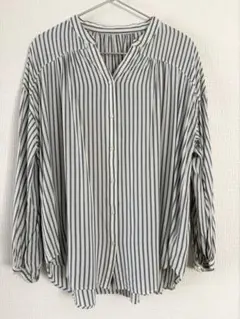 さらさらリラックスプリントブラウス長袖/ GLOBAL WORK