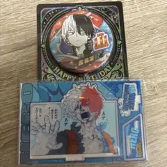 僕のヒーローアカデミア　 バースデイ缶バッジ バースデイジオラマ 轟焦凍