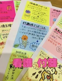 看護付箋ノート