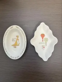 くまのプーさん 一番くじ H賞 ミニチュアプレート 2種