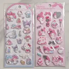 サンリオ ジュエルマシュマロステッカーズ　シール　2点セット【正規品】