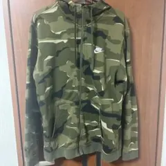 Nike カモフラージュ パーカー XL
