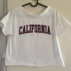 FUN CALIFORNIA ロゴ 半袖Tシャツ ホワイト 夏服 レディースのサムネイル