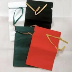 ラッピング 袋　ギフト袋 プレゼント　おしゃれ　誕生日　リボン付き不織布
