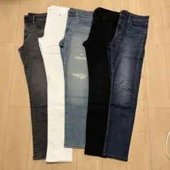 ユニクロ ウルトラストレッチジーンズ 5着セット