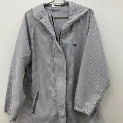 極美品‼️大きいサイズ【FILA フィラ】ストライプ ジップアップパーカーのサムネイル