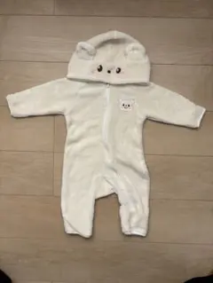 クマのフード付きフリースアウター 95cm未満