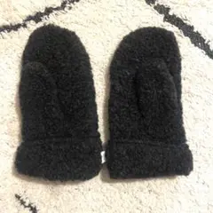 ALWERO ダークグレー ミトン　手袋