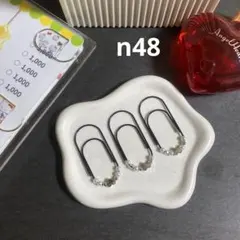 大きめ可愛い ペーパークリップ バインダー貯金 saving n48