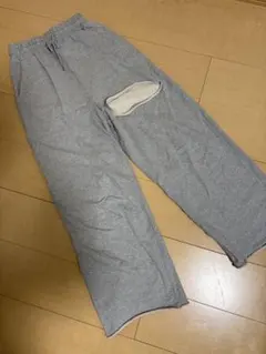 フィグアンドヴァイパー ロゴスウェットワイドパンツ