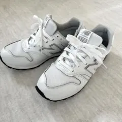 【即発送】new balance スニーカー ML373 白 28cm Nロゴのサムネイル