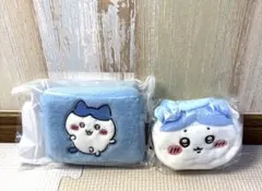 ◎【ちいかわ 】ハチワレ　ぬいふわトートミニポーチ　ふわふわミニポーチ　セット