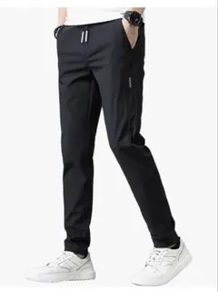 【新品未使用】メンズ ジョガーパンツ 接触冷感 夏用 軽量　XL