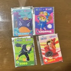 【匿名配送】ワンピース 31アイスクリーム コラボステッカー　4枚