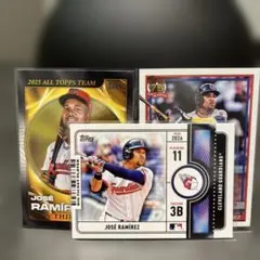 Topps José Ramírez 3枚セット