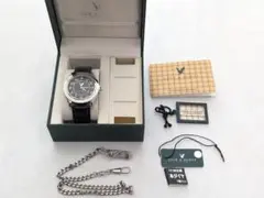 【ジャンク品】LYLE＆SCOTT　腕時計　ポケットウォッチ＋皮バンドのサムネイル