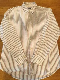 メンズ　ストライプYシャツ　Мサイズ