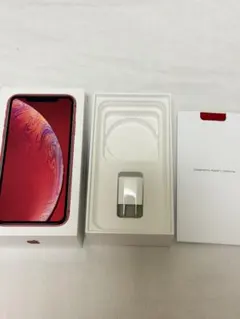 ❣️iPhone XR 赤[空箱]❣️充電器❣️正規品 ❣️即日メルカリ便❣️