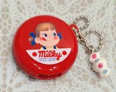ペコちゃん コンパクトミラー キーホルダー ミニ雑貨 ミニ文具 ミルキー 平成のサムネイル