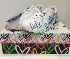 SKECHERS ホワイト/ブルー スニーカー