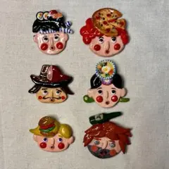 昭和レトロ　希少　ハンドメイド　ピン　ブローチ　デコレーション　コレクション 昭和レトロ 希少 ハンドメイド ピン ブローチ デコレーション