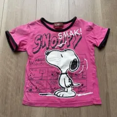 PEANUTS スヌーピー Tシャツ ピンク　110