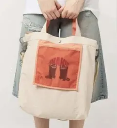 グラニフ　イカク　レッサーパンダ　トートバック　2WAY