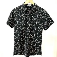 【定価2.2万】スコッチアンドソーダTHE POOLSIDE 半袖シャツ 黒のサムネイル