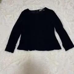 セオリーリュクス コットン ツイード ストレッチ 長袖カットソー　トップス