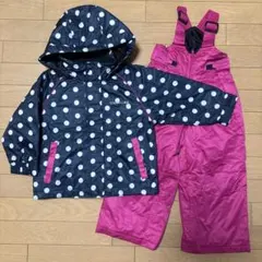 SOUTH LINE 子ども用スキーウェア スノーウェア100cm ドット