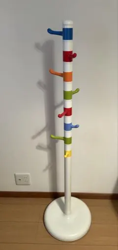 IKEA 子供用カラフルフックのポールハンガーラックのサムネイル