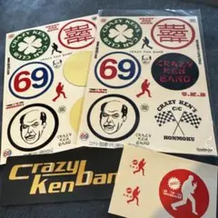 【貴重】クレイジーケンバンド CKB ステッカー ブロマイド ステンシル バッジ 貴重】クレイジーケンバンド CKB ステッカー ブロマイド ステンシル