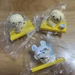 松屋　ちいかわ　フィギュア　うさぎ　モモンガ　ラッコ3点セット　ピック付