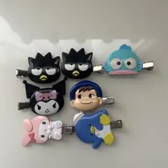 サンリオ キャラクター前髪クリップまとめ売りセット