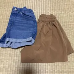 半ズボン 女の子 2点セット 120