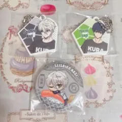 ブルーロック くら寿司 ラバーキーホルダー 缶バッジ