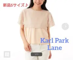 【新品タグ付き♪】カールパークレーン 半袖 ブラウス トップス Sサイズ