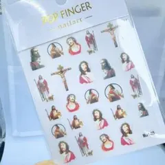 NT971♡ネイルシール/マリア様 肖像画 絵画 モナリザ キリスト 手書き