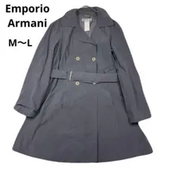 希少　EMPORIO ARMANI Aライン　グレー トレンチコート