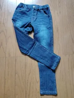 Sale中！130cm FREEZE　ブルー スキニーデニムパンツ