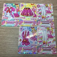 アイカツ　星宮いちご　ピンクトルテコーデ　ピンクステージコーデ