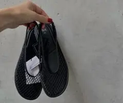 ZARA メッシュサンダル サイズ36 黒