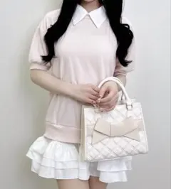 INGNI シャツドッキングスウェットトップス