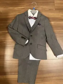 キッズ フォーマルスーツ グレー 130cm