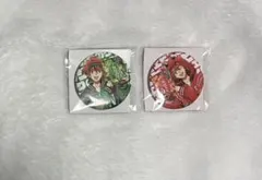 七瀬陸無限エビコラボ缶バッジ二種 アイドリッシュセブンアイナナ 中古】バッジ・ビンズ 七瀬陸 無限エビ 缶バッジ 「アイドリッシュ