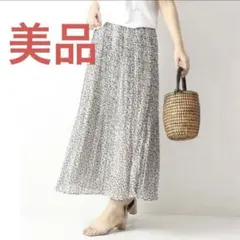 spick&span スピックアンドスパン　フラワープリーツスカート　小花柄　春