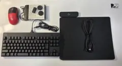 Logicool G ゲーミングキーボード マウスパッド マウスセット