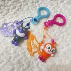 【限定】アンパンマンミュージアム ネームプレートつきキーホルダー 2点セット