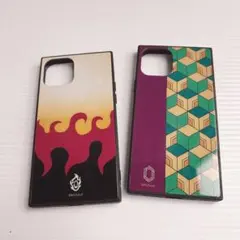 2個⭐️iPhone11Pro/ スマホケース/ ガラスケース プロ鬼滅の刃きめつ